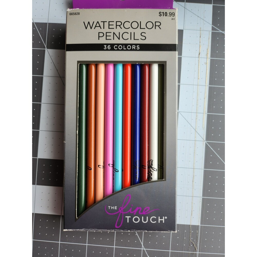 Watercolor Pencils and Fabric Markers B22